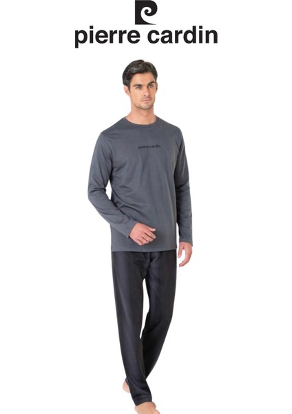 Erkek Füme Uzun Kol Pamuklu Pijama Takımı 1 Çift Çorap Hediye fiyatları