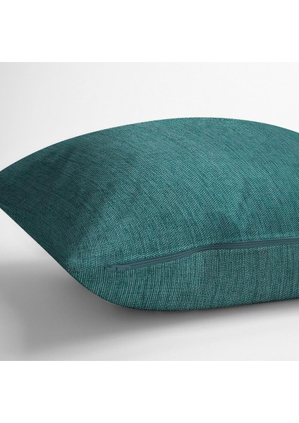 Parlak Turkuaz Kırlent Kılıfı Dekoratif Bohem Soft Koltuk Sırt Yastık Hediyelik Yılbaşı 45X45 indirimleri