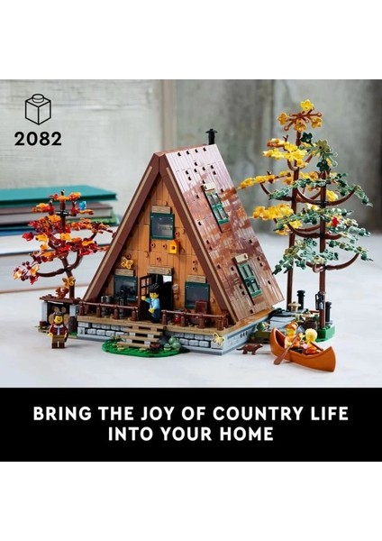Ideas A-Frame Kabin Koleksiyonluk Sergi Seti 21338 fiyatları