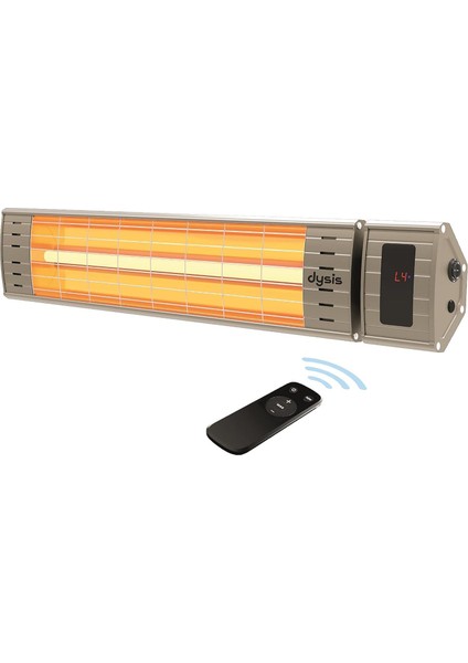 Art Plus Karbon Serisi IP65 Suya-Toza Dayanıklı 2300 W Bej Uzaktan Kumandalı Iç/dış Mekan Isıtıcı