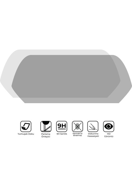 Yamaha Nmax 125 / 155 2025 Uyumlu Motosiklet Ekran Koruyucu Şeffaf