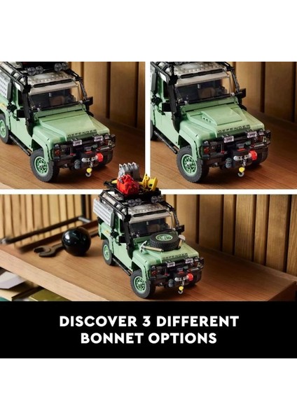 Icons Land Rover Classic Defender 90 Model Araba Yapım Seti 10317 fırsatları