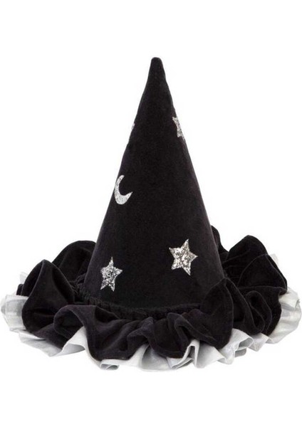 - Pointed Blue Hat - Siyah Cadı Şapkası