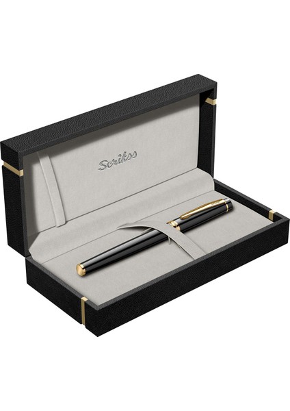 - Wizdesign 38 Roller Kalem Siyah Altın (Ömür Boyu Garantili-Kutulu-Kişiye Özel)
