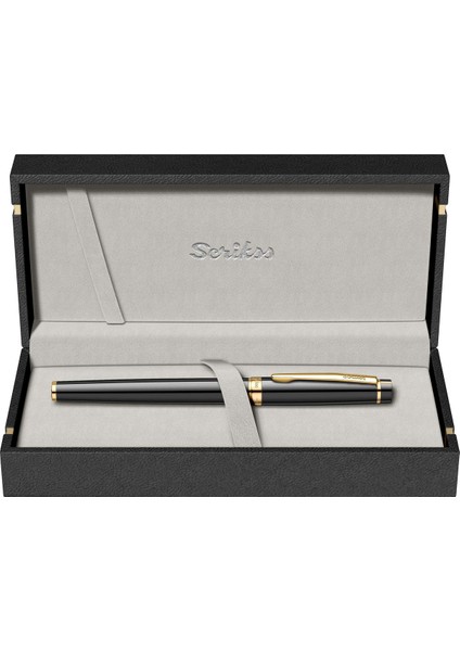 - Wizdesign 38 Roller Kalem Siyah Altın (Ömür Boyu Garantili-Kutulu-Kişiye Özel)