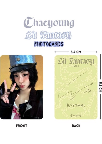Twıce Chaeyoung '' Lil Fantasy '' Photocards Set 2 fiyatları