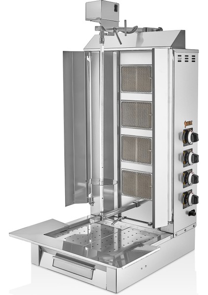 3 Radyanlı Üstten Motorlu Gazlı Ce Döner Ocağı - Bm.do.03 Um Lpg (Tüp)