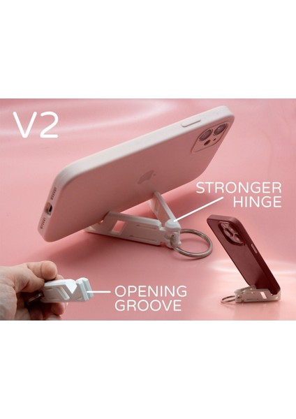 Şık Siyah Katlanabilir Telefon ve Anahtarlık Seti fiyatları