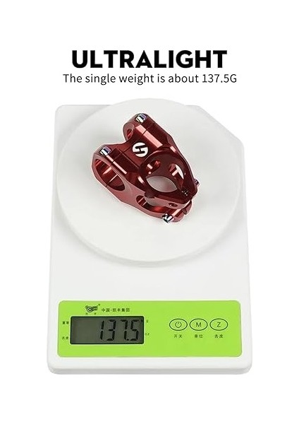 Lunje 31.8mm Alüminyum Dayanıklı Mor Gidon Boğazı Brm Bisiklet