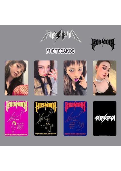 Aespa Karina '' Rich Man '' Photocards Set
