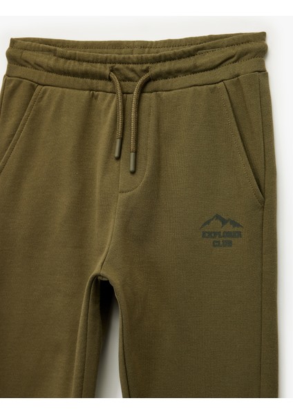 Pamuklu Baskılı Oversize Jogger Eşofman Altı modelleri