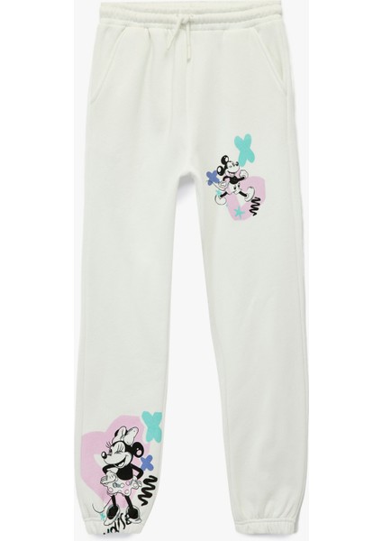 Lisanslı Mickey Mouse Baskılı Jogger Eşofman Altı