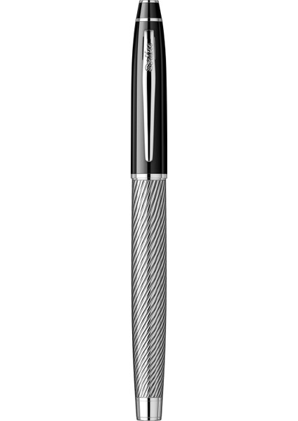 - Wizdesign 35C Roller Kalem Siyah Krom (Ömür Boyu Garantili-Kutulu-Kişiye Özel)