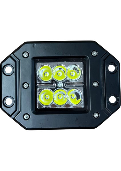 Off-Road Lamba Çalışma Lambası Projektör 6 LED 18W 10-30V Beyaz Gömme 1 Adet Fiyatı Br 301 05 63 modelleri