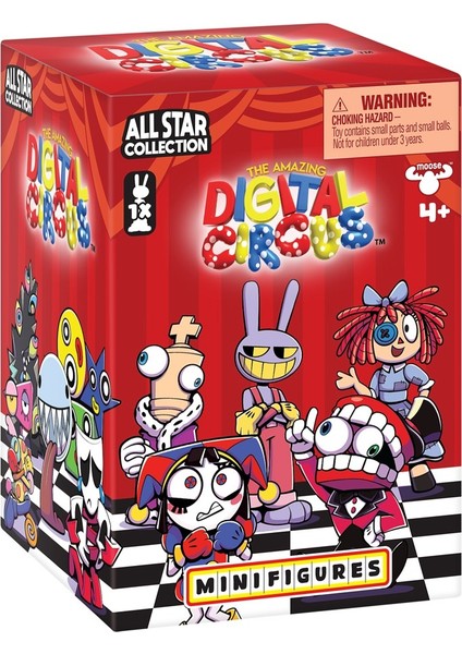 1 Adet Amazing Digital Circus All Star Mini Figür 5 cm 1 Kutu Içinde 1 Adet Sürpriz Karakter Geliyor fiyatları