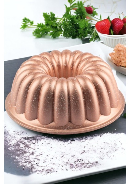 Gri Döküm Granit Kek Kalıbı, Dayanıklı ve Şık Mutfak Gereci modelleri