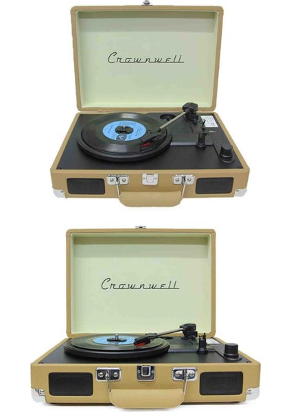 Ahşap Nostaljik Pikap Müzik Çalar Bluetooth & Hoparlörlü Gramofon 33/45/78 Devir Taş ve Plastik Plak Çalar modelleri