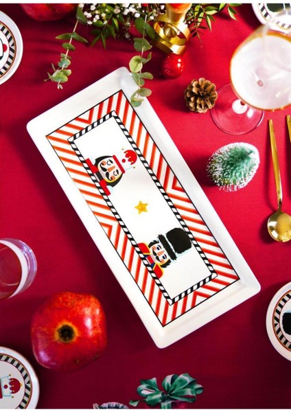 Dikdörtgen Servis Tabak 35X16CM, Kırmızı, Şık ve Kullanışlı Mutfak Ürünü fiyatları