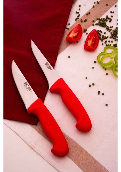 Paslanmaz Çelik 2 Parça Et Bıçağı Seti, Dayanıklı ve Şık Mutfak Gereci