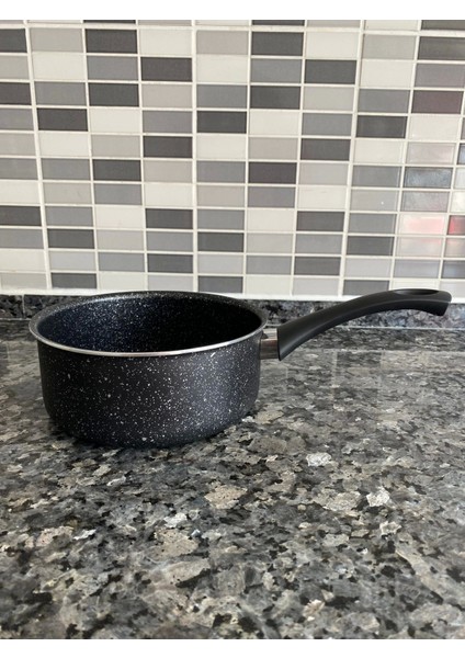 Siyah Granit Sosluk ve Tava Seti 16 Cm, Şık ve Dayanıklı Mutfak Aksesuarı fiyatları