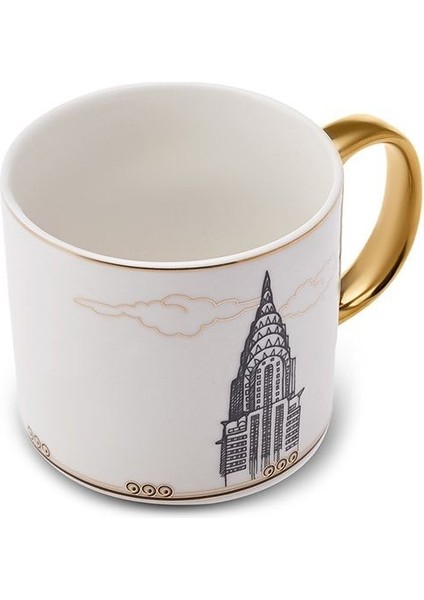 Beyaz Art Deco Kupa 400 Ml, Şık ve Kullanışlı Ev Dekorasyonu Ürünü modelleri