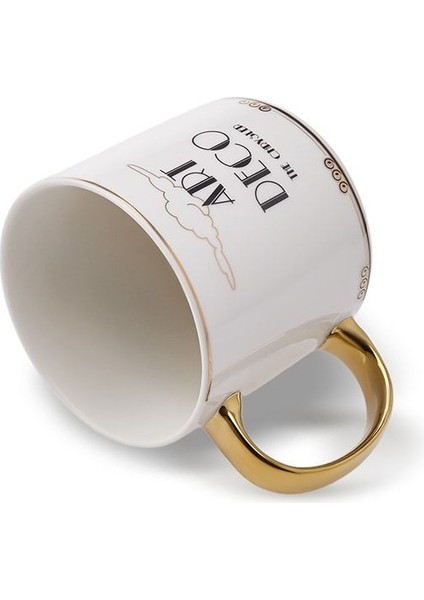 Beyaz Art Deco Kupa 400 Ml, Şık ve Kullanışlı Ev Dekorasyonu Ürünü fırsatları