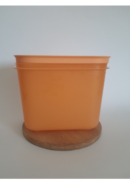 Yüksek Gövde Saklama Kabı 1.1l Portakal Kahverengi