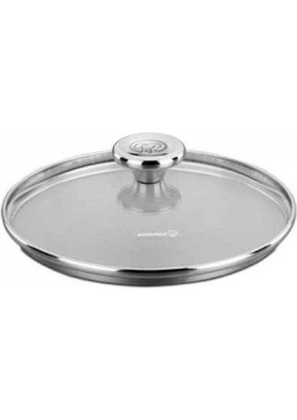 Aroma Cam Kapak 18 Cm, Beyaz, Şık ve Dayanıklı Tasarım