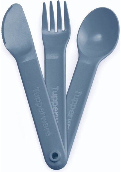 Mavi 3'lü Çatal Bıçak Kaşık Servis Seti, Şık ve Kullanışlı Mutfak Aksesuarı modelleri