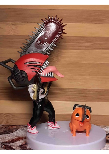 Chainsaw Man Testere Adam Power Anime Pochita Güç Aksiyon Figürü Dekor Biblo Özel Seri