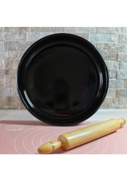 42 cm Yuvarlak Emaye Fırın Tepsisi Büyük Boy, Şık ve Kullanışlı Mutfak Gereci fırsatları