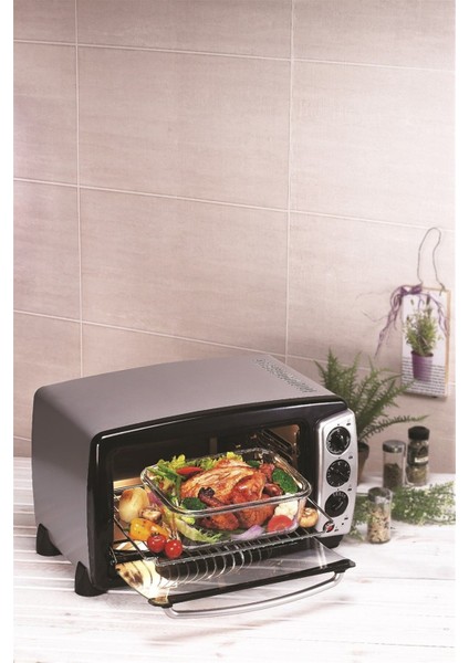 Gri Kare Fırın ve Saklama Kabı 750 Ml, Dayanıklı ve Kullanışlı fiyatları