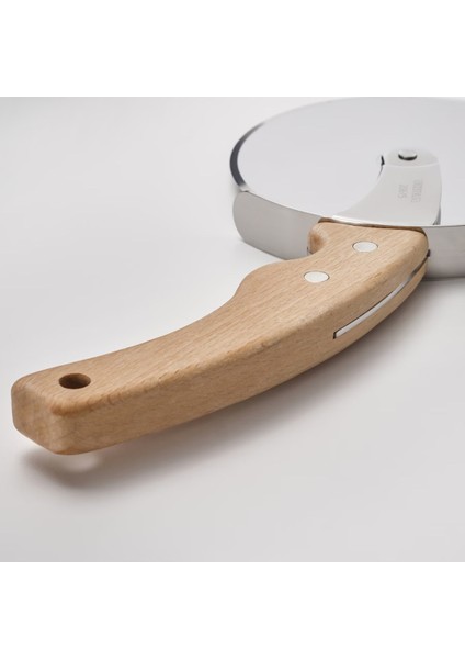 22 cm Paslanmaz Çelik Pizza ve Börek Kesici, Kayın Saplı, Şık ve Dayanıklı Bıçak modelleri