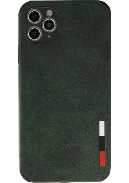 iPhone 11 Pro Kılıf Loop Deri Silikon - Yeşil