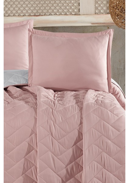 Microfiber Tek Kişilik Yatak Örtüsü Seti Pudra fiyatları
