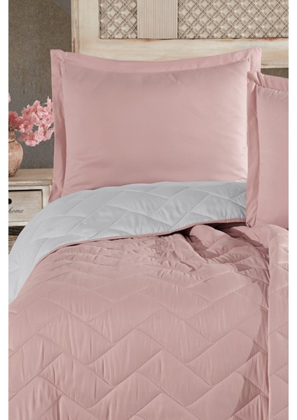 Microfiber Tek Kişilik Yatak Örtüsü Seti Pudra fırsatları