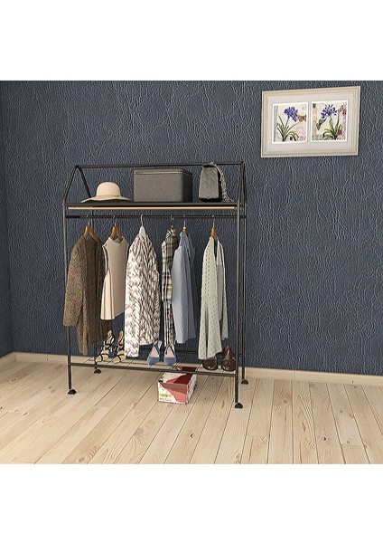 Tekerlekli Home Hanger Askılık Ayaklı Askılık