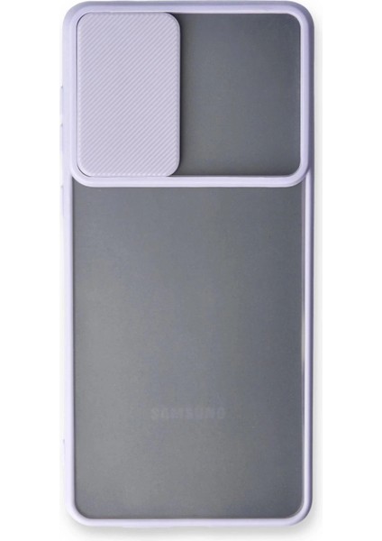 Samsung Galaxy A33 5g Kılıf Palm Buzlu Kamera Sürgülü Silikon - Lila fiyatları