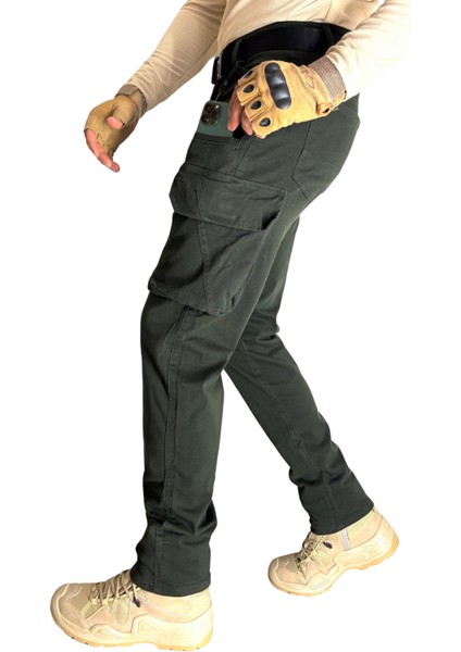 Erkek Kargo Pantolon Taktikal Outdoor Cepli