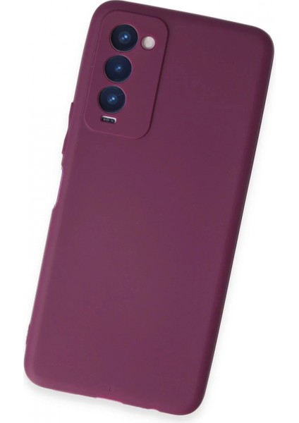 Tecno Camon 18 Kılıf First Silikon - Mor modelleri