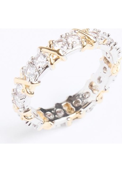 Karışık Zirkon Taş Detaylı Zarif Yüzük modelleri