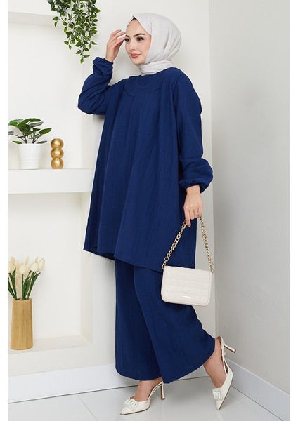 Tunik Pantolon Ikili Takım 1606 - Lacivert