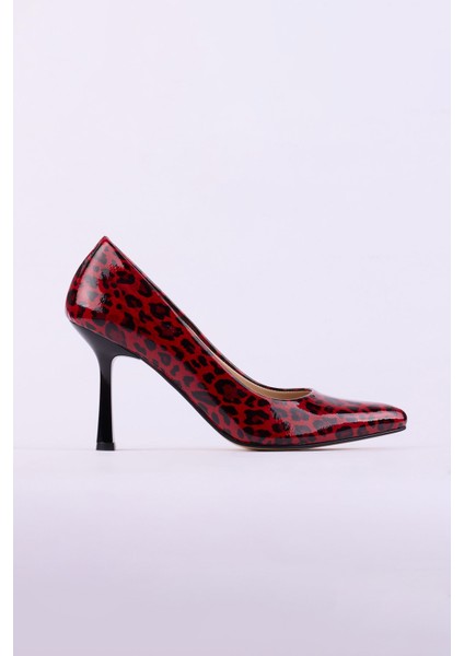 Hakiki Deri Rugan Topuklu Kadın Ayakkabısı 25SRK122 fiyatları