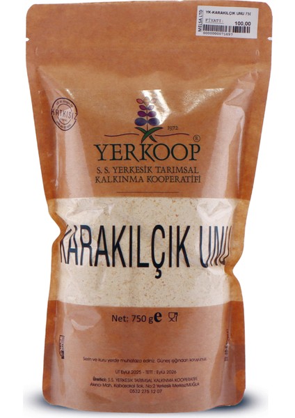 Yer-Koop Doğal Karakılçık Unu 750GR
