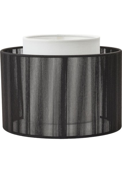 Wifi Hoparlörlü Lamba Başlığı, Siyah-Beyaz, 25X20 cm