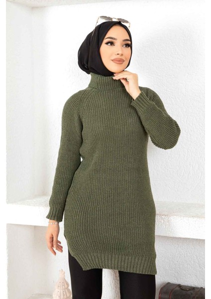 Triko Kazak Haki - 27732-HAKI