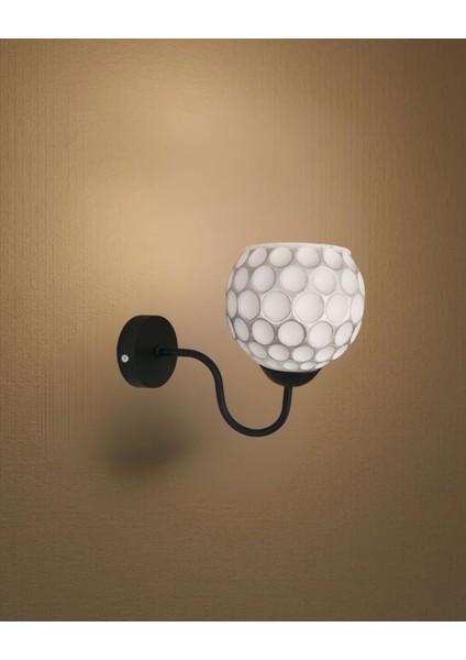 Siyah Kollu Viyana Camlı Aplik