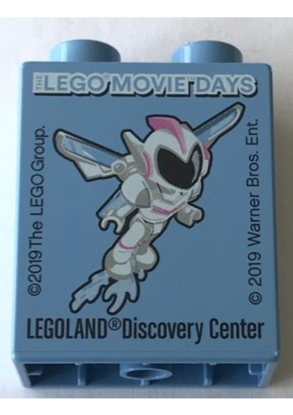 land Discovery Centre 2019 The LEGO Movie Days Pattern Duplo Brick 1X2X2