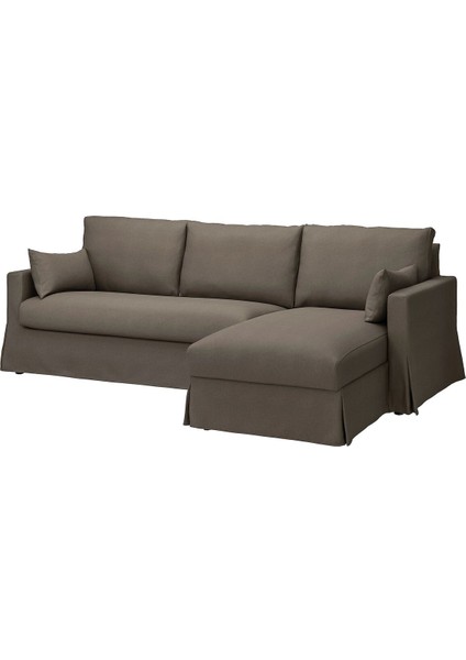 2'li Kanepe ve Uzanma Koltuğu Kılıfı, Gransel Gri-Kahverengi, Sağ fiyatları