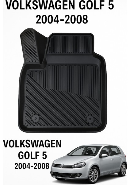 Volkswagen Golf 5 2004-2008 Uyumlu 3D Oto Paspas modelleri